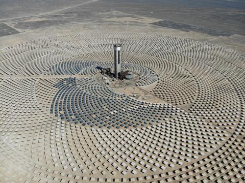 A general view of the Cerro Dominador Solar Power Plant is pictured in the commune of Maria Elena in the Antofagasta Region, Chile, July 1, 2019. PHOTO BY REUTERS/Cerro Dominador Solar Power Plant