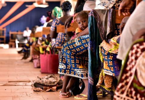 Displaced protestants, who fled Dablo and its surroundings, attend a church service in the city of Kaya, Burkina Faso, May 16, 2019. PHOTO BY REUTERS/Anne Mimault