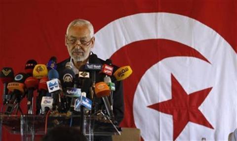 Rached Ghannouchi, leader of the Islamist Ennahda movement