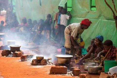 Refugees from Burundi who fled the ongoing violence and political tension are at the Nyarugusu refugee camp in western Tanzania, May 28, 2015. PHOTO BY EREUTERS/Sala Lewis