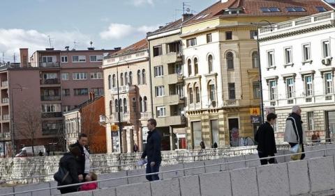 A view over the Latin Bridge in Sarajevo, Bosnia and Herzegovina, January 12, 2016. PHOTO BY REUTERS/Dado Ruvic