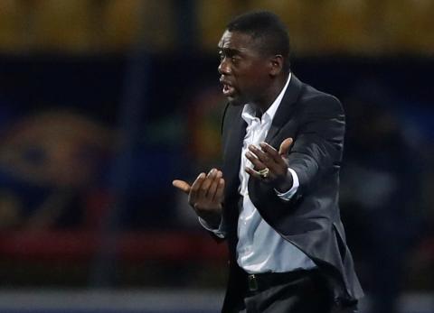 Cameroon coach Clarence Seedorf.PHOTO BY REUTERS/Amr Abdallah Dalsh