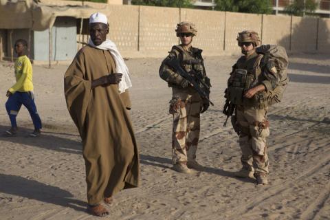 French soldiers in Mali, November 5, 2014. REUTERS/Joe Penney