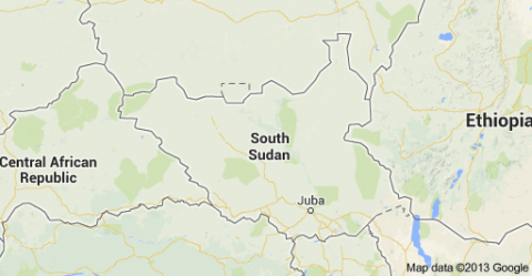 Map of South Sudan