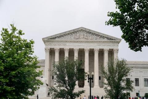 The U.S. Supreme Court is seen in Washington, U.S., June 11, 2018. PHOTO BY REUTERS/Erin Schaff