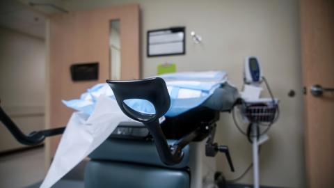 A imaging table inside the Reproductive Health Services of Planned Parenthood St. Louis Region, Missouri's sole abortion clinic, in St. Louis, Missouri, U.S., May 28, 2019. PHOTO BY REUTERS/Lawrence Bryant