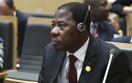 Benin's President Thomas Yayi Boni attends the opening ceremony of the 24th Ordinary session of the Assembly of Heads of State and Government of the African Union (AU) at the African Union headquarters in Ethiopia's capital Addis Ababa, January 30, 2015. PHOTO BY REUTERS/Tiksa Negeri