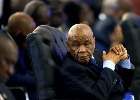 Lesotho's Prime Minister Thomas Thabane attends the 37th Ordinary SADC Summit of Heads of State and Government in Pretoria, South Africa, August 19, 2017. PHOTO BY REUTERS/Siphiwe Sibeko