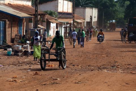 A general view of the town of Bambari