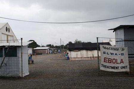 The Ebola virus treatment center where four people are currently being treated is seen in Paynesville, Liberia, July 16, 2015. PHOTO BY REUTERS/James Giahyue