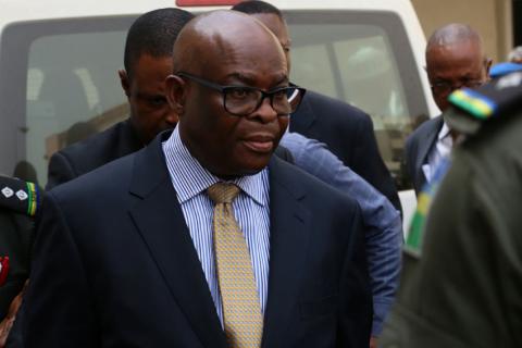 Nigeria's suspended chief judge Walter Onnoghen is pictured at the Code of Conduct Tribunal in Abuja, Nigeria, February 15, 2019. PHOTO BY REUTERS/Stringer