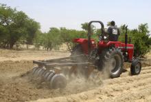 A farmer plows the field in Saulawa village, on the outskirts of Nigeria's north-central state of Kaduna. PHOTO BY REUTERS/Joe Brock