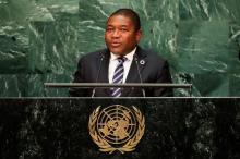 Mozambique President Filipe Jacinto Nyusi addresses the United Nations General Assembly in the Manhattan borough of New York, U.S., September 21, 2016. PHOTO BY REUTERS/Eduardo Munoz