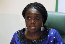 Nigeria's Finance Minister Kemi Adeosun speaks after the inauguration of the Efficiency Unit during an exclusive interview with Reuters in Abuja, Nigeria, November 30, 2015. PHOTO BY REUTERS/Afolabi Sotunde