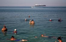 Tourists are seen at the Sinai Peninsula, the Gulf of Aqaba, Egypt, July 12, 2018. PHOTO BY REUTERS/Amr Abdallah Dalsh