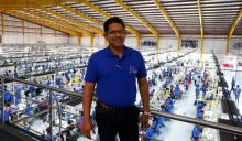 Wasantha Pererra, Chief Executive Officer of Hela intimates export processing zone (EPZ) limited is seen inside their factory in Athi River, near Nairobi, Kenya, July 27, 2017. PHOTO BY REUTERS/Thomas Mukoya