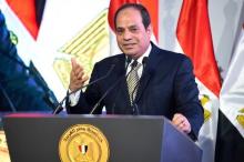 Egyptian President Abdel Fattah al-Sisi speaks during the opening of the first and second phases of the housing project "Long Live Egypt", which focuses on development in the country's slums, at Al-Asmarat district in Al Mokattam area, east of Cairo, Egypt May 30, 2016. PHOTO BY REUTERS/The Egyptian Presidency