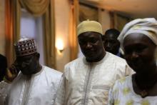 Gambia's President Adama Barrow is seen in Dakar, Senegal January 20, 2017 after a senior aide confirmed that Gambia's longtime leader Yahya Jammeh has agreed to leave power. PHOTO BY REUTERS/Sophia Shadid