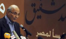 Former prime minister Ahmed Shafik speaks during a news conference in Cairo, June 21, 2012. PHOTO BY REUTERS/Stringer