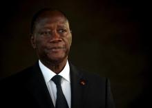 Ivory Coast's President Alassane Ouattara attends a news conference at the presidential palace in Abidjan, Ivory Coast, March 15, 2016. PHOTO BY REUTERS/Luc Gnago