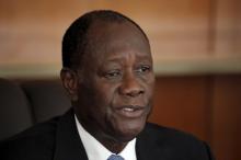 Ivory Coast's President Alassane Ouattara speaks at the first cabinet meeting of the year at the presidential palace in Abidjan, Ivory Coast, January 13, 2016. PHOTO BY REUTERS/Joe Penney