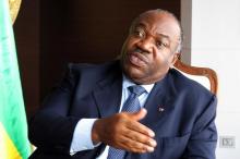 Gabon President Ali Bongo Ondimba speaks during an interview in Libreville, Gabon, May 22, 2014. PHOTO BY REUTERS/Emma Farge