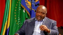 A still image from video shows Gabon President Ali Bongo being interviewed in Libreville, Gabon, September 24, 2016. PHOTO BY REUTERS