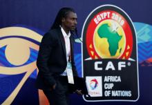 Senegal coach Aliou Cisse looks on. PHOTO BY REUTERS/Amr Abdallah Dalsh