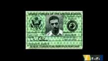 The armed forces identification card of Iranian-American Amir Mirza Hekmati is seen in this undated still image taken from video in an undisclosed location made available to Reuters TV on January 9, 2012. PHOTO BY REUTERS/via Reuters TV