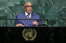 Comoros President Azali Assoumani addresses the 72nd United Nations General Assembly at U.N. headquarters in New York, U.S., September 21, 2017. PHOTO BY REUTERS/Eduardo Munoz