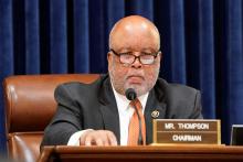 Homeland Security Committee Chairman Bennie Thompson (D-MS) listens to testimony from Department of Homeland Security Secretary Kirstjen Nielsen during a House Homeland Security Committee hearing on “The Way Forward on Border Security” on Capitol Hill in Washington, U.S., March 6, 2019. PHOTO BY REUTERS/Joshua Roberts