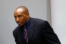 Congolese warlord Bosco Ntaganda stands in the courtroom of the ICC (International Criminal Court) during the closing statements of his trial in the Hague, the Netherlands August 28, 2018. PHOTO BY REUTERS/Bas Czerwinski