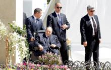 Algerian President Abdelaziz Bouteflika is seen in Algiers, Algeria, April 9, 2018. PHOTO BY REUTERS/Ramzi Boudina