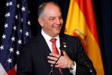 Louisiana Governor John Bel Edwards speaks in New Orleans, Louisiana, U.S., June 15, 2018. PHOTO BY REUTERS/Jonathan Bachman