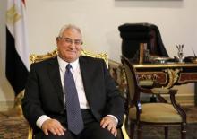 Egypt's interim President Adli Mansour