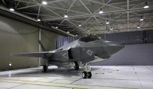 A F-35 Lightning II Joint Strike Fighter is seen at the Naval Air Station (NAS) Patuxent River, Maryland, January 20, 2012. PHOTO BY REUTERS/Yuri Gripas