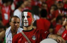 Egypt fans react after the match. PHOTO BY REUTERS/Amr Abdallah Dalsh