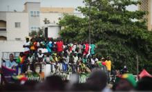 Senegal fans in Dakar during the match. PHOTO BY REUTERS/Sylvain Cherkaoui