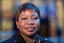 Fatou Bensouda, Prosecutor of the International Criminal Court (ICC), poses for pictures at the European Council in Brussels, Belgium, January 26, 2017. PHOTO BY REUTERS/Eric Vidal