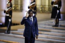 President of Togo Faure Gnassingbe arrives for a dinner with the French President and other dignitaries as part of the Summit for Peace and Security in Africa at the Elysee Palace in Paris, December 6, 2013. PHOTO BY REUTERS/Benoit Tessier