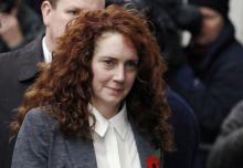 Former News International Chief Executive Rebekah Brooks arrives at the Old Bailey courthouse in London