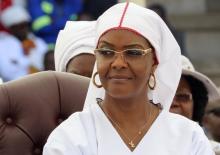 Zimbabwean President Robert Mugabe's wife Grace Mugabe looks on during a national church interface rally in Harare, Zimbabwe, November 5, 2017. PHOTO BY REUTERS/Philimon Bulawayo