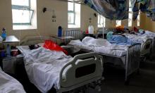 Cholera patients receive treatment and care inside a special ward at the Kenyatta National Hospital in Nairobi, Kenya, July 19, 2017. PHOTO BY REUTERS/Thomas Mukoya