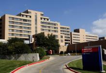 A general view of Texas Health Presbyterian Hospital in Dallas, Texas