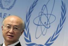 International Atomic Energy Agency (IAEA) Director General Yukiya Amano reacts as he attends a news conference during a board of governors meeting at the UN headquarters in Vienna