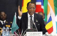 Chad's President Idriss Deby addresses the Africa Union Peace and Security Council Summit on Terrorism at the Kenyatta International Convention Centre in Nairobi, September 2, 2014. PHOTO BY REUTERS/Thomas Mukoya