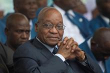 South Africa's President Jacob Zuma after speaking to members of the Twelve Apostles' Church in Christ at the Moses Mabhida Stadium in Durban, South Africa, December 4, 2016. PHOTO BY REUTERS/Rogan Ward