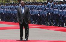 Tanzania's President John Magufuli leaves after inspecting a guard of honour during his official visit to Nairobi, Kenya, October 31, 2016. PHOTO BY REUTERS/Thomas Mukoya