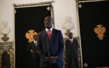 Guinea-Bissau's President Jose Mario Vaz in Lisbon, June 19, 2014. PHOTO BY REUTERS/Rafael Marchante