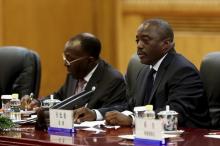 Democratic Republic of the Congo's President Joseph Kabila (R) attends a meeting with China's President Xi Jinping (not pictured) at the Great Hall Of The People in Beijing, China, September 4, 2015. PHOTO BY REUTERS/Lintao Zhang